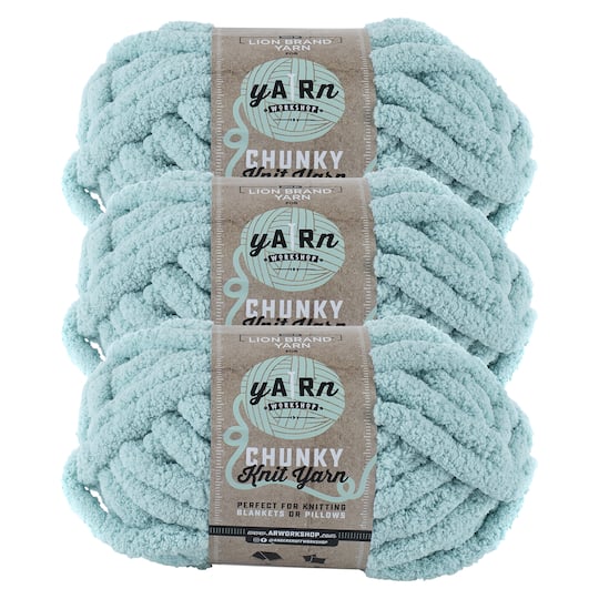 Lion Brand; 3 Pack Lion Brand® Yarn Workshop Chunky Knit Yarn; Category:Lion Brand Multi-Packs; Image:1